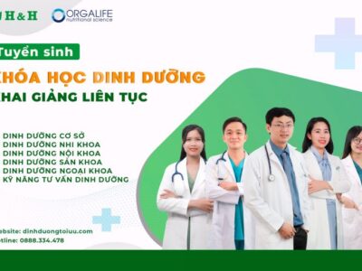 Top các Khoá học Dinh dưỡng chuyên sâu đáng trải nghiệm nhất tại Viện Nghiên cứu & Tư vấn Dinh dưỡng