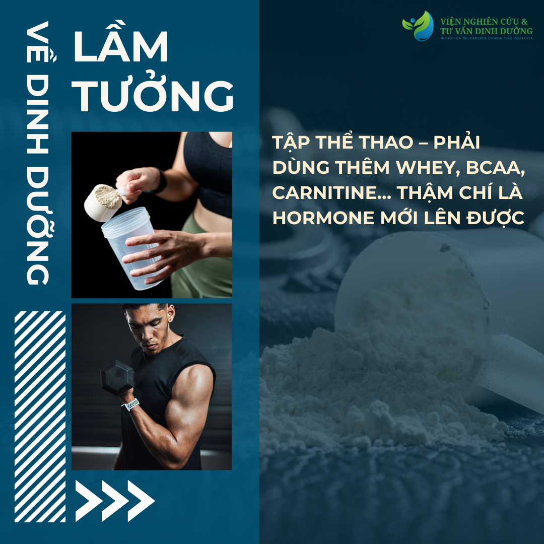 TẬP THỂ THAO – PHẢI DÙNG THÊM WHEY, BCAA, CARNITINE… THẬM CHÍ LÀ HORMONE MỚI LÊN ĐƯỢC