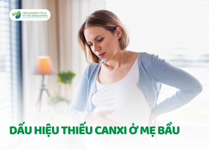 Dấu hiệu thiếu canxi ở mẹ bầu